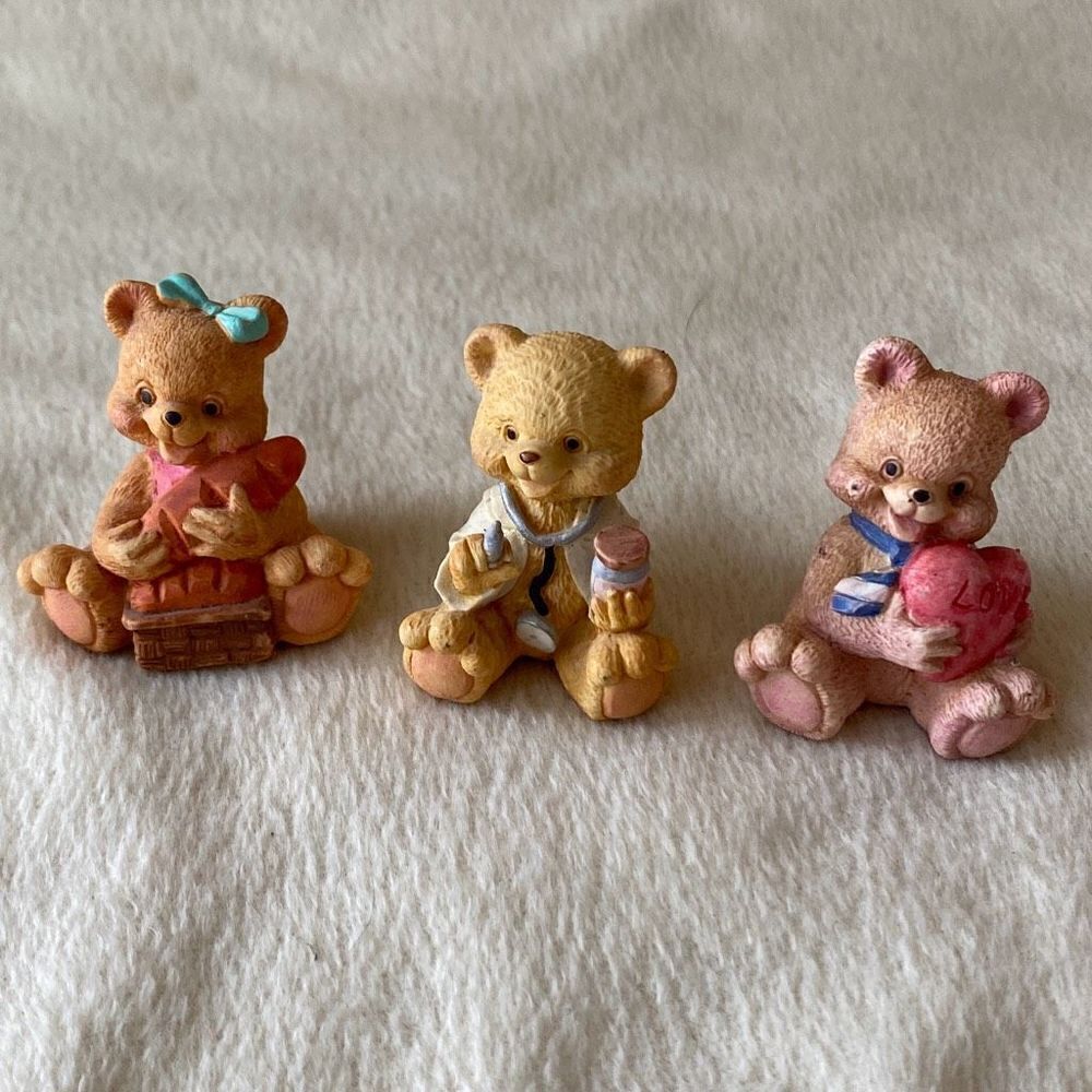 Vintage J.C. Teddy Bear Figurines - Picture 3 of 13